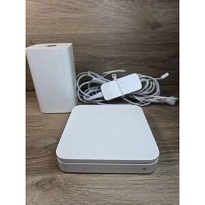 Apple AirPort Extreme Lot - (1) A1521 Tower & (1) A1408 5th Gen  Scratched